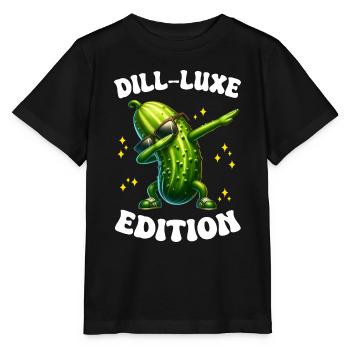 Sour cucumber gherkin dill - Stanley/Stella MINI CREATOR Kids’ T-Shirt - black - Front - Mikhail (115cm)