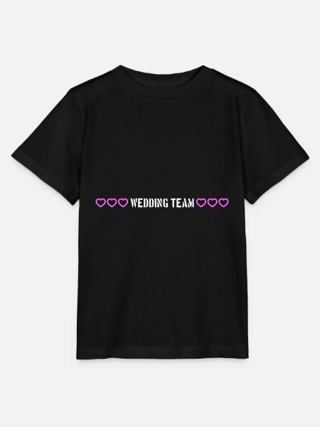 Hochzeit Team herzchen - Stanley/Stella Kinder T-Shirt MINI CREATOR - Schwarz