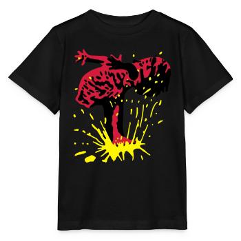splash - Stanley/Stella Kinder T-Shirt MINI CREATOR  - Schwarz - Vorne - Mikhail (115cm)