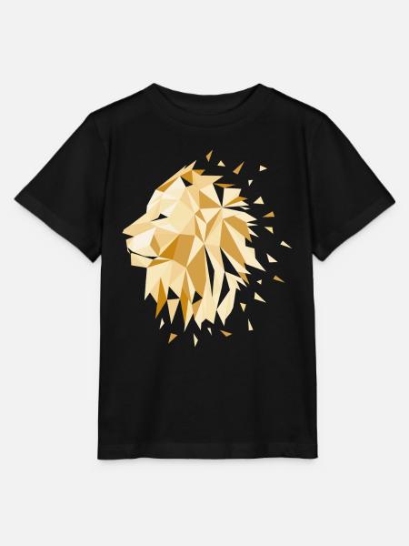 Löwe - Stanley/Stella Kinder T-Shirt MINI CREATOR - Schwarz