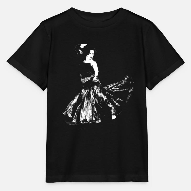 Danseuse de flamenco arabe gitane - T-shirt bio MINI CREATOR Stanley/Stella Enfant - noir