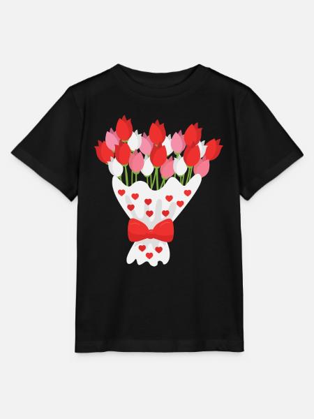 Blumenstrauß - Stanley/Stella Kinder T-Shirt MINI CREATOR - Schwarz