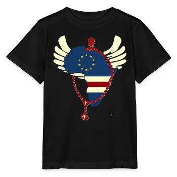 Cabo Verde - Stanley/Stella Kinder T-Shirt MINI CREATOR  - Schwarz - Vorne - Mikhail (115cm)