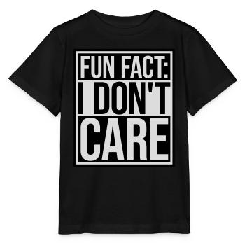 Je me fiche des faits - T-shirt bio MINI CREATOR Stanley/Stella Enfant - noir - Devant - Mikhail (115cm)