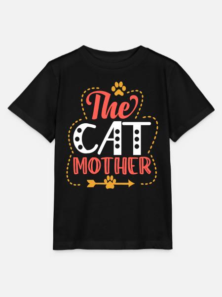 Katzen - Mutter der Katzen - Stanley/Stella Kinder T-Shirt MINI CREATOR - Schwarz