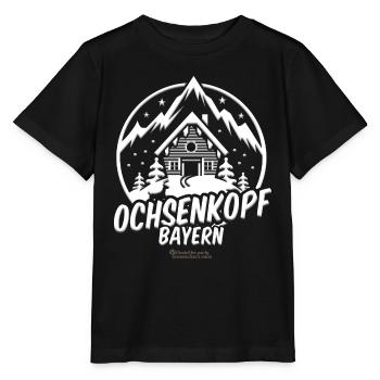 Ochsenkopf Bayern Skigebiet - Stanley/Stella Kinder T-Shirt MINI CREATOR  - Schwarz - Vorne - Mikhail (115cm)