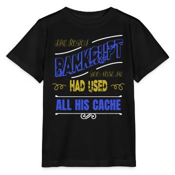 Hobbyists Robotics Tshirt Funny Quote Sci Fi - Stanley/Stella MINI CREATOR Kids’ T-Shirt - black - Front - Mikhail (115cm)