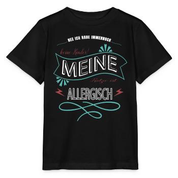 geburtstag geschenk seekatze raubkatze lustig spaß - Stanley/Stella Kinder T-Shirt MINI CREATOR  - Schwarz - Vorne - Mikhail (115cm)