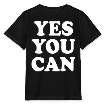 Yes you can - T-shirt bio MINI CREATOR Stanley/Stella Enfant - noir - Devant - Mikhail (115cm)