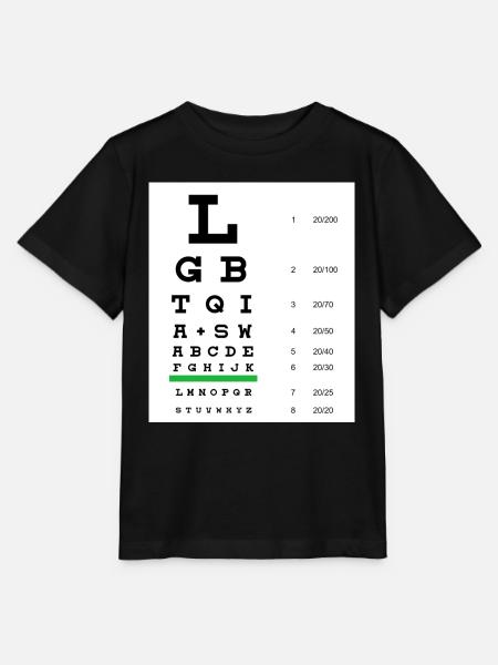 LGBTQIA+ Sehtafel - Stanley/Stella Kinder T-Shirt MINI CREATOR - Schwarz
