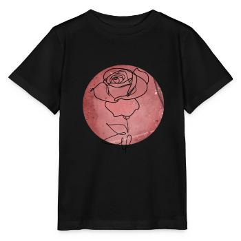 Minimalisme rose - T-shirt bio MINI CREATOR Stanley/Stella Enfant - noir - Devant - Mikhail (115cm)