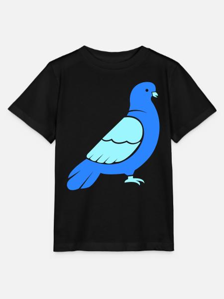 taube - Stanley/Stella Kinder T-Shirt MINI CREATOR - Schwarz