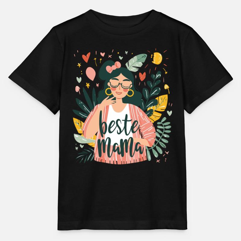 Beste Mama Muttertag - Stanley/Stella Kinder T-Shirt MINI CREATOR  - Schwarz