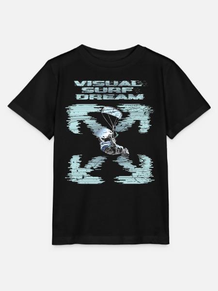 Visual Kitesurfing Dream - Stanley/Stella MINI CREATOR Kids’ T-Shirt - black