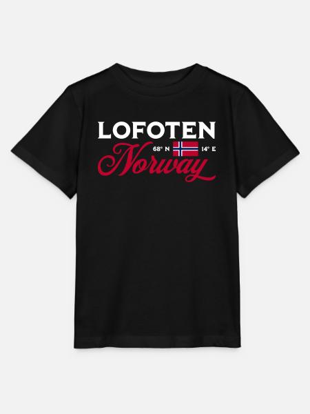 Norwegen Souvenir Skandinavien Norway Lofoten - Stanley/Stella Kinder T-Shirt MINI CREATOR  - Schwarz