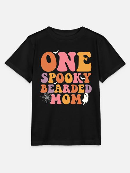 Eine Gespenstische, Bärtige Mutter - - Stanley/Stella Kinder T-Shirt MINI CREATOR - Schwarz