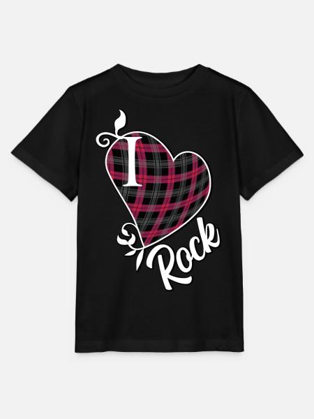 Ich liebe Rock - Stanley/Stella Kinder T-Shirt MINI CREATOR  - Schwarz