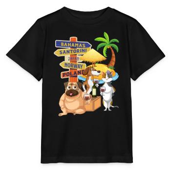 where are you going - Stanley/Stella MINI CREATOR Kids’ T-Shirt - black - Front - Mikhail (115cm)