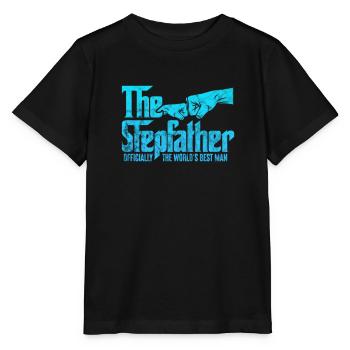 Stiefvater - Stanley/Stella Kinder T-Shirt MINI CREATOR  - Schwarz - Vorne - Mikhail (115cm)