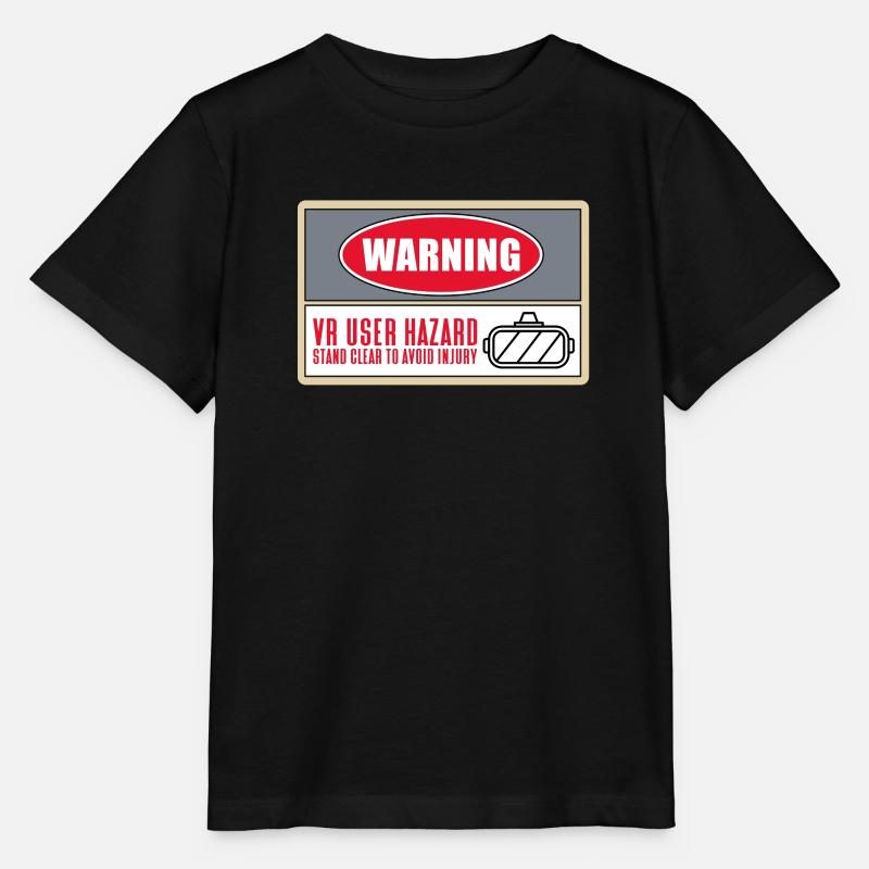 VR Virtual Reality - Stanley/Stella MINI CREATOR Kids’ T-Shirt - black