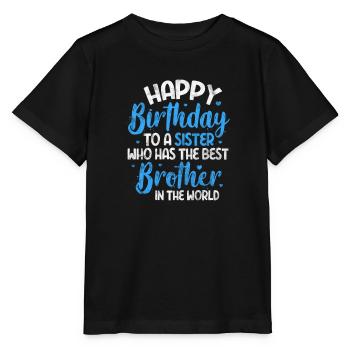 Brother - Stanley/Stella MINI CREATOR Kids’ T-Shirt - black - Front - Mikhail (115cm)