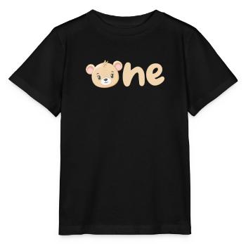 Ours en peluche Ours en peluche Cadeau pour enfants - T-shirt bio MINI CREATOR Stanley/Stella Enfant - noir - Devant - Mikhail (115cm)