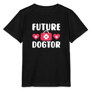 Tierarzt - Stanley/Stella Kinder T-Shirt MINI CREATOR  - Schwarz - Vorne - Mikhail (115cm)