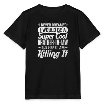 Brother - Stanley/Stella MINI CREATOR Kids’ T-Shirt - black - Front - Mikhail (115cm)