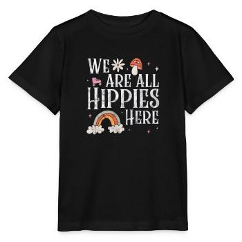 Hippie - Stanley/Stella Kinder T-Shirt MINI CREATOR  - Schwarz - Vorne - Mikhail (115cm)