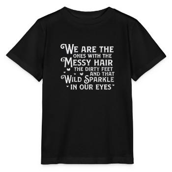 Hippie - Stanley/Stella Kinder T-Shirt MINI CREATOR  - Schwarz - Vorne - Mikhail (115cm)