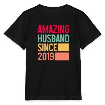 Mari depuis 2019 - T-shirt bio MINI CREATOR Stanley/Stella Enfant - noir - Devant - Mikhail (115cm)