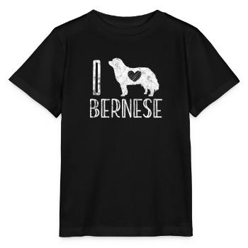 Bernese Mountain Dog Dog Dog Lover Gift - Stanley/Stella MINI CREATOR Kids’ T-Shirt - black - Front - Mikhail (115cm)