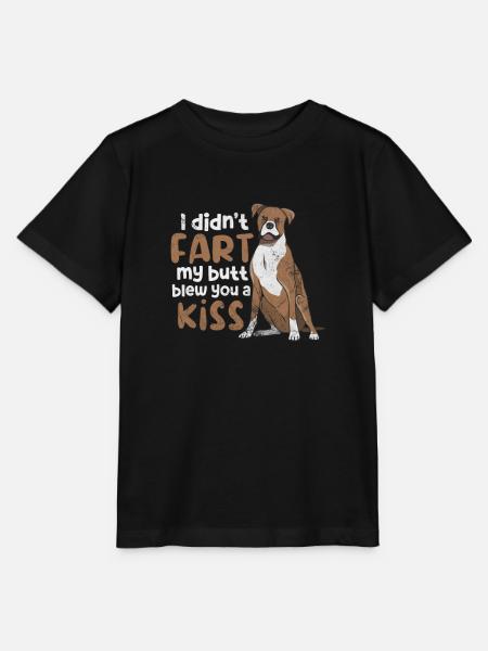 Boxer Hund - Stanley/Stella Kinder T-Shirt MINI CREATOR - Schwarz