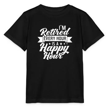 Retirement Pension Pensioner Pensioner Pension Gift - Stanley/Stella MINI CREATOR Kids’ T-Shirt - black - Front - Mikhail (115cm)
