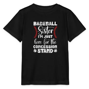 Baseball Soeur Frère Frères et Sœurs Cadeau - T-shirt bio MINI CREATOR Stanley/Stella Enfant - noir - Devant - Mikhail (115cm)