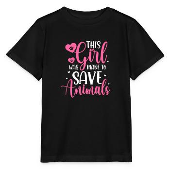Veterinarian - Stanley/Stella MINI CREATOR Kids’ T-Shirt - black - Front - Mikhail (115cm)