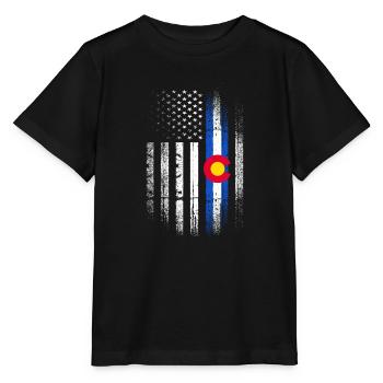 Colorado - T-shirt bio MINI CREATOR Stanley/Stella Enfant - noir - Devant - Mikhail (115cm)