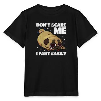 Mops - Stanley/Stella Kinder T-Shirt MINI CREATOR  - Schwarz - Vorne - Mikhail (115cm)