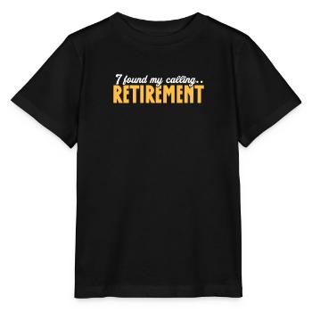 Retirement Pension Pensioner Pensioner Pension Gift - Stanley/Stella MINI CREATOR Kids’ T-Shirt - black - Front - Mikhail (115cm)