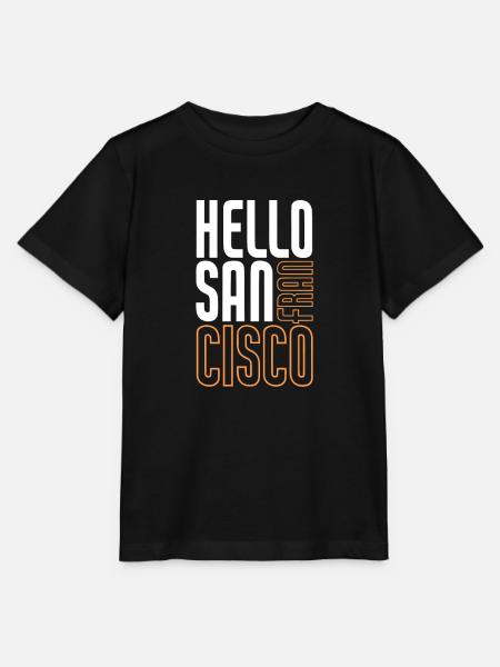 San Francisco - Stanley/Stella Kinder T-Shirt MINI CREATOR - Schwarz