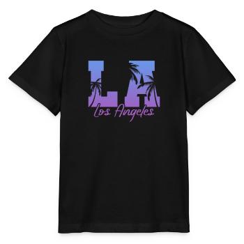 Los Angeles - Stanley/Stella Kinder T-Shirt MINI CREATOR  - Schwarz - Vorne - Mikhail (115cm)