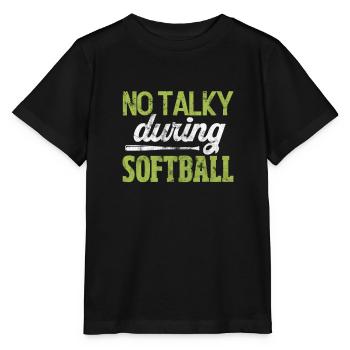 Softball - Stanley/Stella Kinder T-Shirt MINI CREATOR  - Schwarz - Vorne - Mikhail (115cm)