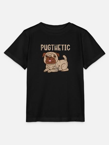 Mops - Stanley/Stella Kinder T-Shirt MINI CREATOR  - Schwarz