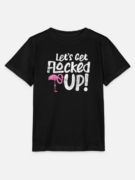 Flamingo - Stanley/Stella Kinder T-Shirt MINI CREATOR - Schwarz