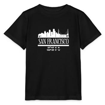 San Francisco - Stanley/Stella Kinder T-Shirt MINI CREATOR  - Schwarz - Vorne - Mikhail (115cm)