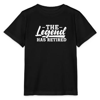 Pension de retraite Retraité Cadeau de pension de retraité - T-shirt bio MINI CREATOR Stanley/Stella Enfant - noir - Devant - Mikhail (115cm)