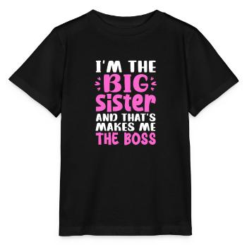 Older sister - Stanley/Stella MINI CREATOR Kids’ T-Shirt - black - Front - Mikhail (115cm)