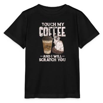 Kaffee - Stanley/Stella Kinder T-Shirt MINI CREATOR  - Schwarz - Vorne - Mikhail (115cm)