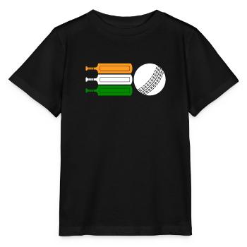Cricket - Stanley/Stella Kinder T-Shirt MINI CREATOR  - Schwarz - Vorne - Mikhail (115cm)