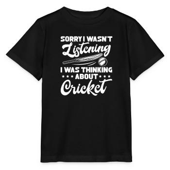 Cricket - Stanley/Stella Kinder T-Shirt MINI CREATOR  - Schwarz - Vorne - Mikhail (115cm)